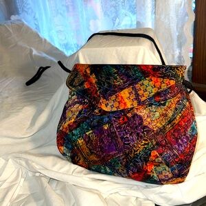 Multicolored crossbody accent bag
